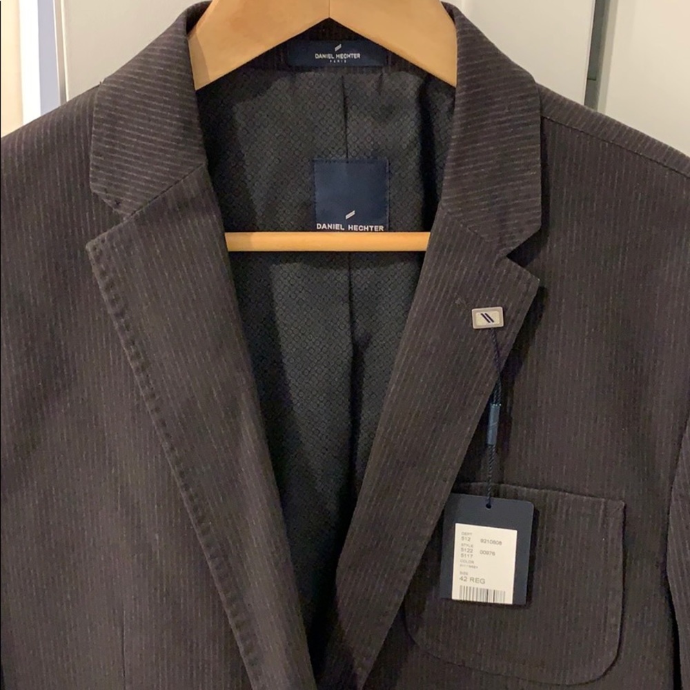 *NWT* Dark Gray Daniel Hector Blazer - Picture 2 of 7
